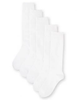 M&S Collection Socks & Tights 5pk Of Butterfly Knee High Socks