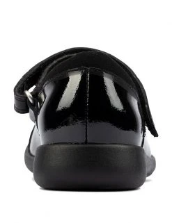 CLARKS Kids' Leather Riptape Mary Jane Shoes (Kid Shoe 10-2.5) 9 CLARKS Kids' Leather Riptape Mary Jane Shoes (Kid Shoe 10-2.5) -SCHOOL UNIFORM Sales SD 01 T94 3033P Y1 X EC 2