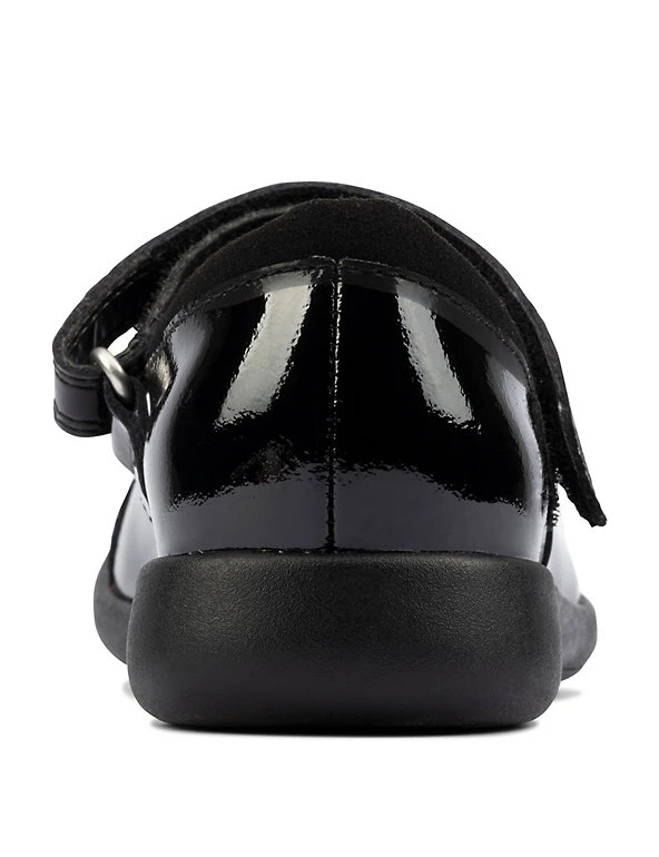 CLARKS Kids' Leather Riptape Mary Jane Shoes (Kid Shoe 10-2.5) 5 CLARKS Kids' Leather Riptape Mary Jane Shoes (Kid Shoe 10-2.5) - Image 3