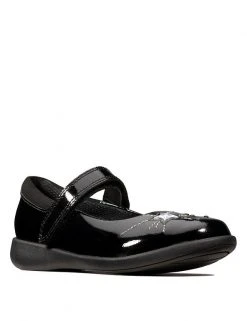 CLARKS Kids' Leather Mary Jane School Shoes (Kid 10-2.5)