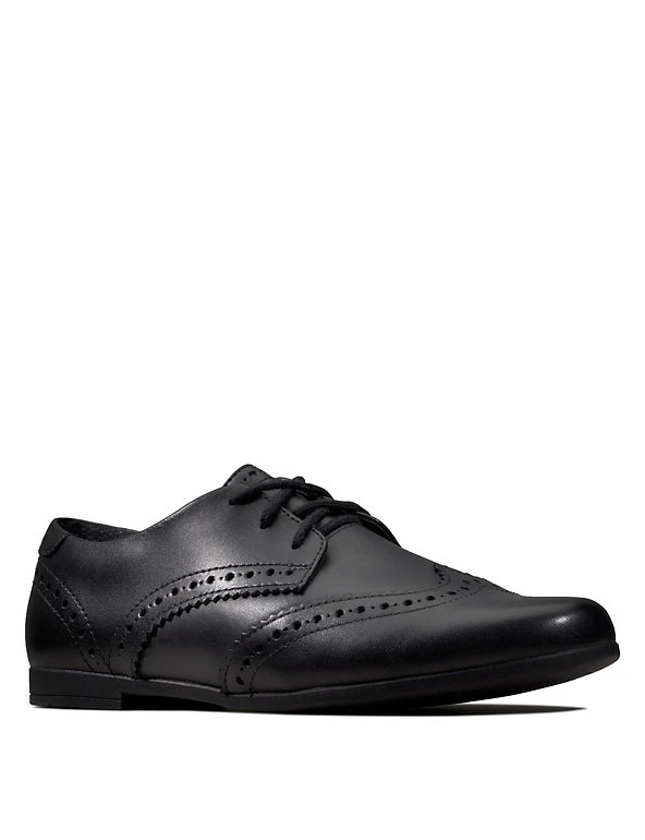 CLARKS Kids' Leather Lace School Shoes (Youth Size 3-9) 3 CLARKS Kids' Leather Lace School Shoes (Youth Size 3-9)