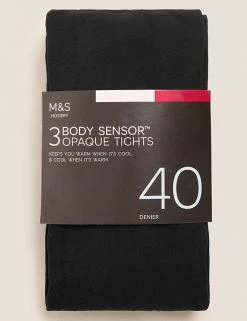 M&S Collection 3pk 40 Denier Body Sensor™ Tights