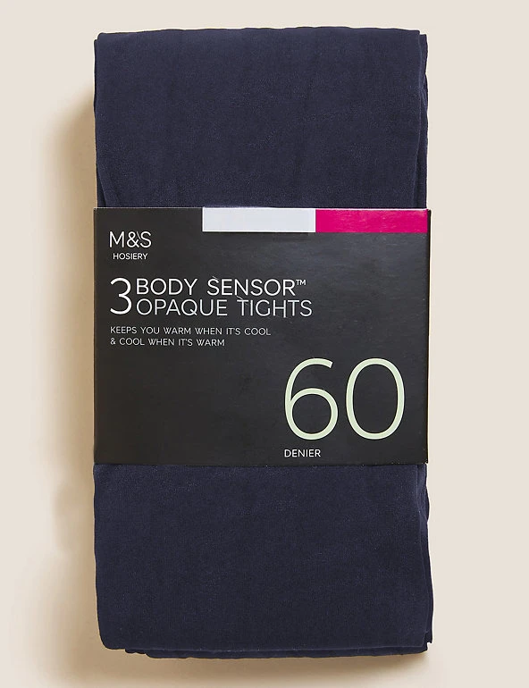 M&S Collection 3pk 60 Denier Body Sensor™ Tights 14 M&S Collection 3pk 60 Denier Body Sensor™ Tights - Image 12