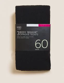 M&S Collection 3pk 60 Denier Body Sensor™ Tights