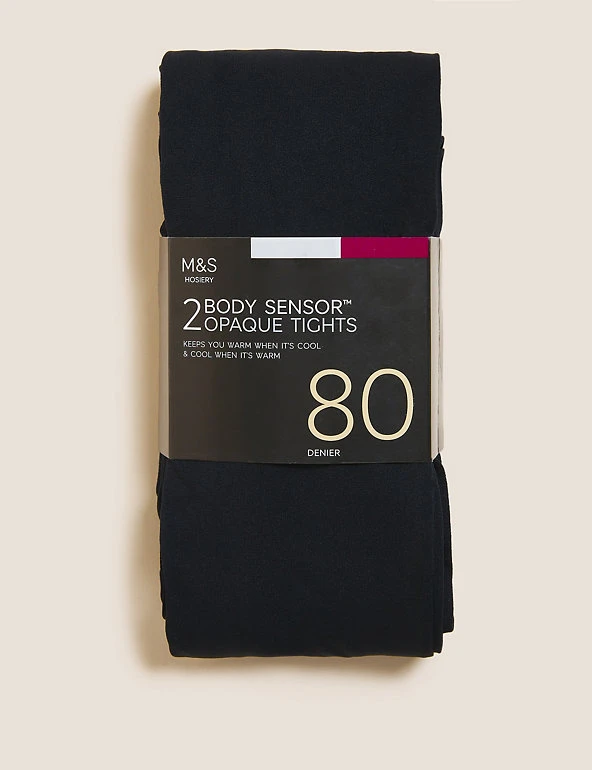 M&S Collection 2pk 80 Denier Body Sensor™ Tights 6 M&S Collection 2pk 80 Denier Body Sensor™ Tights - Image 4