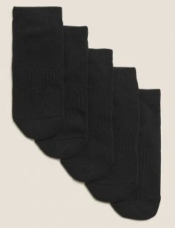 M&S Collection Socks & Tights 5pk Of Cushioned Trainer Liner Socks 5 M&S Collection Socks & Tights 5pk Of Cushioned Trainer Liner Socks -SCHOOL UNIFORM Sales SD 04 T64 0525 Y0 X EC 0