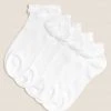 M&S Collection Socks & Tights 5pk Of Frill Trainer Liners 1 M&S Collection Socks & Tights 5pk Of Frill Trainer Liners -SCHOOL UNIFORM Sales SD 04 T64 2012S Z0 X EC 0
