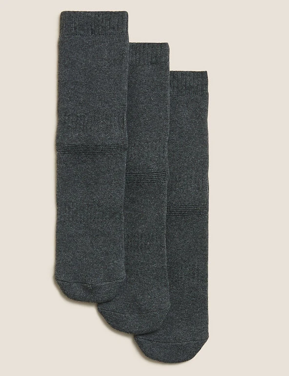 M&S Collection 3pk Thermal Socks 3 M&S Collection 3pk Thermal Socks