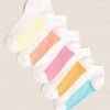 M&S Collection Socks & Tights 5pk Cotton Rich Trainer Liners -SCHOOL UNIFORM Sales SD 04 T64 3005L ZZ X EC 0