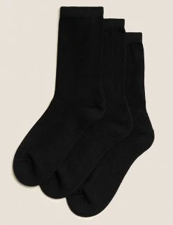 M&S Collection Socks & Tights 3pk Of Ultimate Comfort Socks