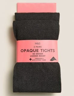 M&S Collection 2pk Of 60 Denier Tights