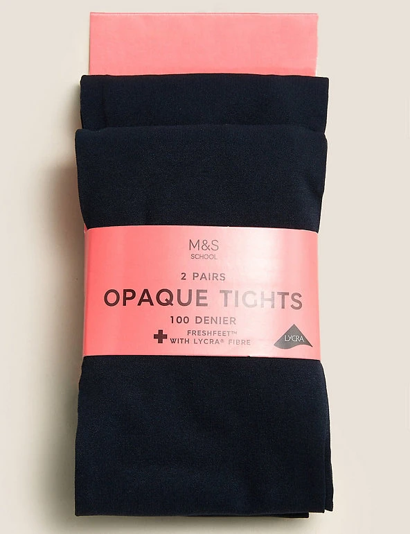 M&S Collection 2pk Of 100 Denier Tights 3 M&S Collection 2pk Of 100 Denier Tights