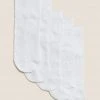 M&S Collection 5pk Of Butterfly Socks -SCHOOL UNIFORM Sales SD 04 T64 8076 Z0 X EC 0