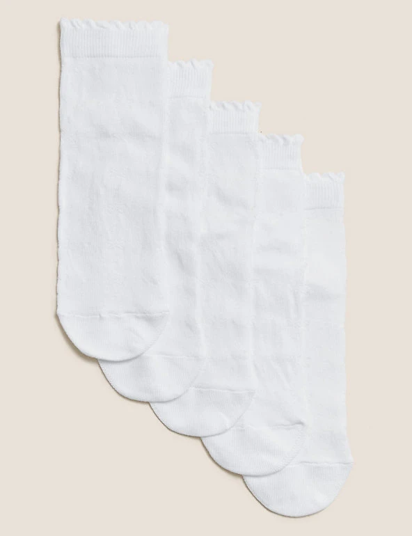 M&S Collection 5pk Of Butterfly Socks 3 M&S Collection 5pk Of Butterfly Socks