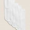 M&S Collection 5pk Of Pelerine Socks -SCHOOL UNIFORM Sales SD 04 T64 8077 Z0 X EC 0