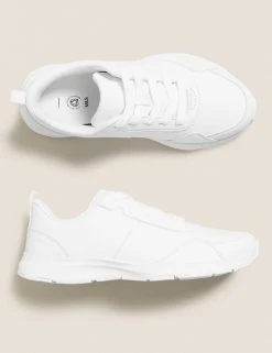 Light As Air™ Footwear Kids' Freshfeet™ Trainers (13 Small - 6 Large) -SCHOOL UNIFORM Sales SD 04 T72 2441G Z0 X EC 1