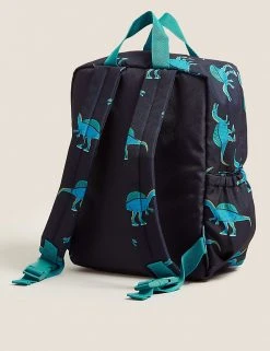 M&S Collection Accessories Kids’ Dinosaur Water Repellent Nursery Backpack -SCHOOL UNIFORM Sales SD 04 T72 6053J F0 X EC 1