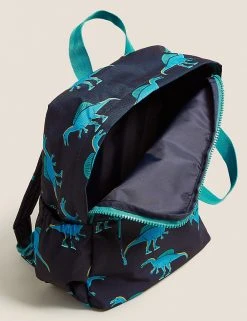 M&S Collection Accessories Kids’ Dinosaur Water Repellent Nursery Backpack -SCHOOL UNIFORM Sales SD 04 T72 6053J F0 X EC 3