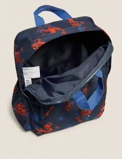 M&S Collection Bags Kids' Spider-Man™ Water Repellent Nursery Backpack 13 M&S Collection Bags Kids' Spider-Man™ Water Repellent Nursery Backpack -SCHOOL UNIFORM Sales SD 04 T72 6054J ZZ X EC 3