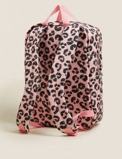 M&S Collection Accessories Kids' Water Repellent Leopard School Backpack 10 M&S Collection Accessories Kids' Water Repellent Leopard School Backpack -SCHOOL UNIFORM Sales SD 04 T72 6134B A0 X EC 1