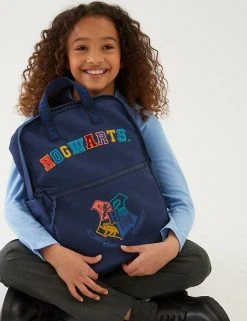 M&S Collection Accessories Kids' Harry Potter Water Repellent School Backpack -SCHOOL UNIFORM Sales SD 04 T72 6135B F0 X EC 4