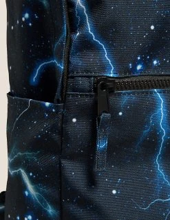 M&S Collection Accessories Kids' Water Repellent Lightning Backpack 11 M&S Collection Accessories Kids' Water Repellent Lightning Backpack -SCHOOL UNIFORM Sales SD 04 T72 6136F Y0 X EC 2