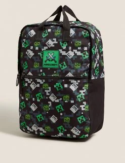 M&S Collection Accessories Kids’ Minecraft™ Water Repellent School Backpack