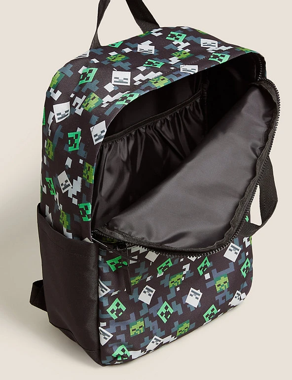 M&S Collection Accessories Kids’ Minecraft™ Water Repellent School Backpack 7 M&S Collection Accessories Kids’ Minecraft™ Water Repellent School Backpack - Image 5