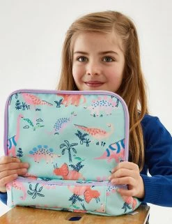 M&S Collection Accessories Kids' Dinosaur Lunch Box -SCHOOL UNIFORM Sales SD 04 T72 7021D JC X EC 1