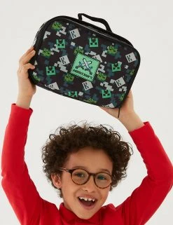 M&S Collection Lunchboxes Kids' Minecraft™ Lunch Box -SCHOOL UNIFORM Sales SD 04 T72 7025F Y0 X EC 1