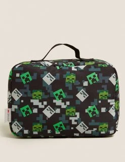 M&S Collection Lunchboxes Kids' Minecraft™ Lunch Box -SCHOOL UNIFORM Sales SD 04 T72 7025F Y0 X EC 3