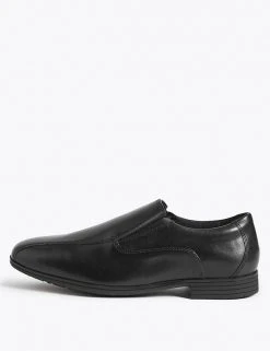 M&S Collection Kids’ Leather Slip-on School Shoes (13 Small - 9 Large) -SCHOOL UNIFORM Sales SD 04 T72 8444B Y0 X EC 1