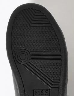 M&S Collection Kids' Leather Riptape School Shoes (13 Small- 9 Large) -SCHOOL UNIFORM Sales SD 04 T72 8449B Y0 X EC 3