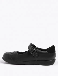 M&S Collection Kids’ Leather Flashing Light School Shoes (8 Small -1 Large) -SCHOOL UNIFORM Sales SD 04 T72 8649B Y0 X EC 1