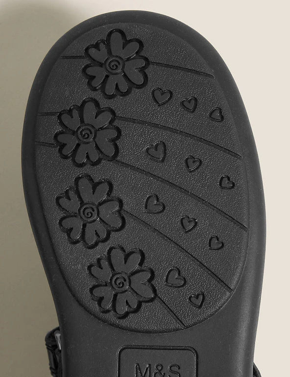 M&S Collection Footwear Kids' Leather Flashing Light School Shoes (8 Small - 1 Large) 6 M&S Collection Footwear Kids' Leather Flashing Light School Shoes (8 Small - 1 Large) - Image 4