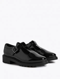 M&S Collection Kids’ Leather T-Bar School Shoes (13 Small - 7 Large)