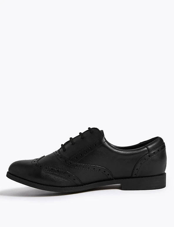 M&S Collection Kids’ Leather Lace-up Brogues School Shoes (13 Small - 7 Large) 5 M&S Collection Kids’ Leather Lace-up Brogues School Shoes (13 Small - 7 Large) - Image 3