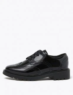 M&S Collection Kids' Leather Brogue School Shoes (13 Small - 7 Large) -SCHOOL UNIFORM Sales SD 04 T72 8762B Y0 X EC 1