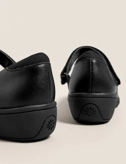 M&S Collection Kid's Leather Freshfeet™ School Shoes (13 Small - 7 Large) -SCHOOL UNIFORM Sales SD 04 T72 8764B Y0 X EC 2
