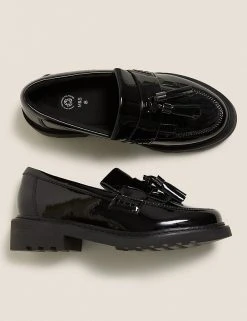 M&S Collection Kids' Leather Slip-on School Shoes (13 Small - 7 Large) -SCHOOL UNIFORM Sales SD 04 T72 8772B Y0 X EC 1