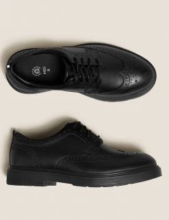 M&S Collection Kids' Leather Freshfeet™ School Shoes (13 Small - 9 Large) 10 M&S Collection Kids' Leather Freshfeet™ School Shoes (13 Small - 9 Large) -SCHOOL UNIFORM Sales SD 04 T72 8803B Y0 X EC 1