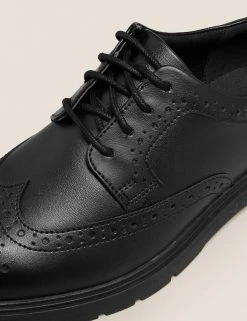 M&S Collection Kids' Leather Freshfeet™ School Shoes (13 Small - 9 Large) 11 M&S Collection Kids' Leather Freshfeet™ School Shoes (13 Small - 9 Large) -SCHOOL UNIFORM Sales SD 04 T72 8803B Y0 X EC 2