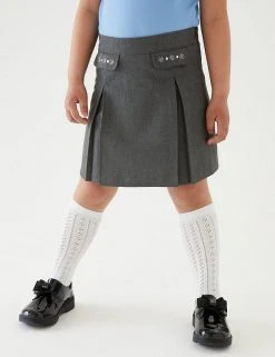 M&S Collection Skirts Girls' Embroided School Skirt (2-18 Yrs) 10 M&S Collection Skirts Girls' Embroided School Skirt (2-18 Yrs) -SCHOOL UNIFORM Sales SD 04 T76 0104 T0 X EC 1