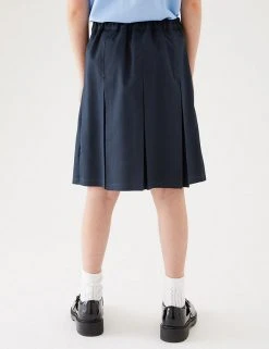 M&S Collection Skirts Girls' Slim Fit Permanent Pleats School Skirt (2-18 Yrs) -SCHOOL UNIFORM Sales SD 04 T76 0137 F0 X EC 2
