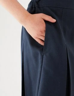 M&S Collection Skirts Girls' Slim Fit Permanent Pleats School Skirt (2-18 Yrs) -SCHOOL UNIFORM Sales SD 04 T76 0137 F0 X EC 3