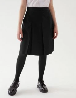 M&S Collection Skirts Girls' Slim Fit Permanent Pleats School Skirt (2-18 Yrs) -SCHOOL UNIFORM Sales SD 04 T76 0137 Y0 X EC 1
