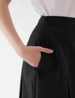 M&S Collection Skirts Girls' Slim Fit Permanent Pleats School Skirt (2-18 Yrs) -SCHOOL UNIFORM Sales SD 04 T76 0137 Y0 X EC 3