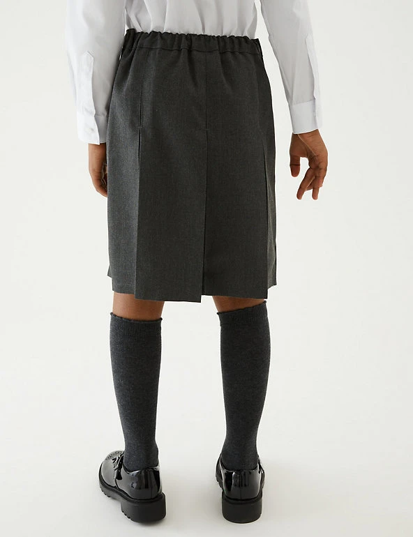 M&S Collection Skirts Girls' Plus Fit Permanent Pleats School Skirt (2-18 Yrs) 6 M&S Collection Skirts Girls' Plus Fit Permanent Pleats School Skirt (2-18 Yrs) - Image 4