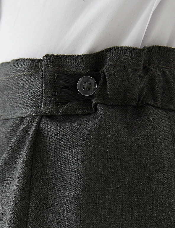 M&S Collection Skirts Girls' Plus Fit Permanent Pleats School Skirt (2-18 Yrs) 7 M&S Collection Skirts Girls' Plus Fit Permanent Pleats School Skirt (2-18 Yrs) - Image 5