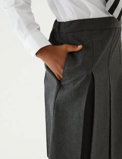 M&S Collection Skirts Girls' Plus Fit Permanent Pleats School Skirt (2-18 Yrs) 13 M&S Collection Skirts Girls' Plus Fit Permanent Pleats School Skirt (2-18 Yrs) -SCHOOL UNIFORM Sales SD 04 T76 0140P T0 X EC 4